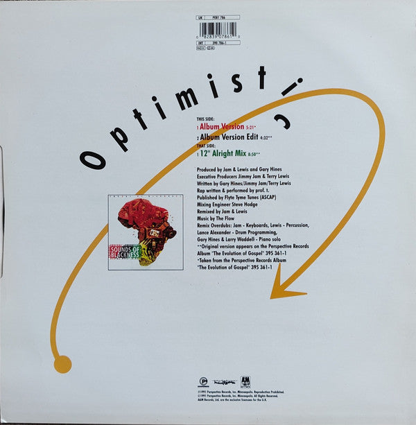 Sounds Of Blackness : Optimistic (12")