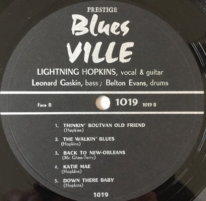 Lightnin' Hopkins : Lightnin' (The Blues Of Lightnin' Hopkins) (LP, Mono)