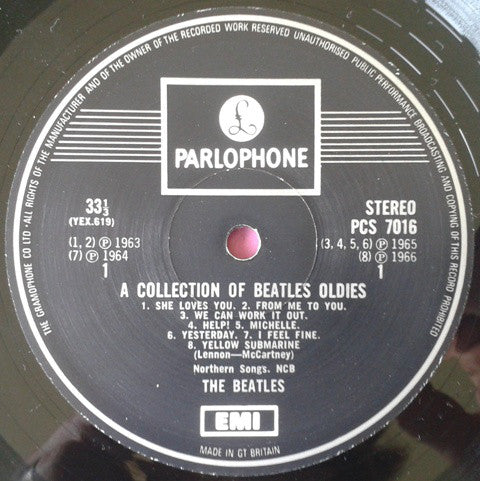 The Beatles : A Collection Of Beatles Oldies (LP, Comp, RP)