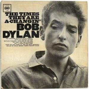 Bob Dylan : The Times They Are A-Changin' (LP, Album, Mono)