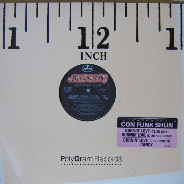 Con Funk Shun : Burnin' Love (12", Single)