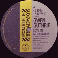 Gwen Guthrie : Love In Moderation (12")