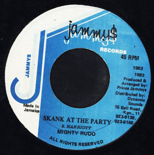 Mighty Rudo : Skank At The Party (7")