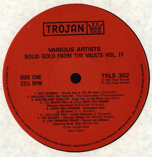 Various : "Solid Gold" From The Vaults Volume 4 (LP, Comp)