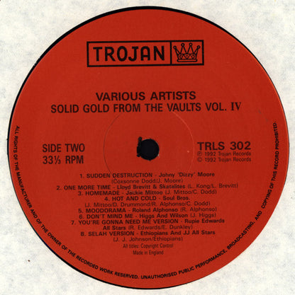 Various : "Solid Gold" From The Vaults Volume 4 (LP, Comp)