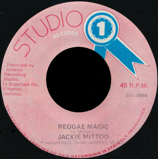 Jackie Mittoo : Reggae Magic (7", RE)