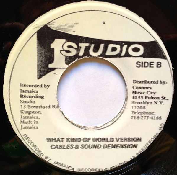 The Cables / The Skatalites : What Kind Of World / Peace And Love (7", RE)