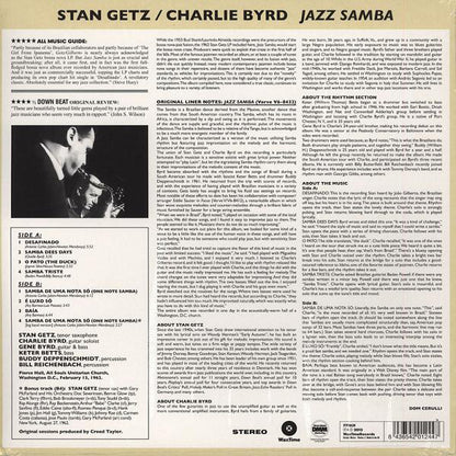 Stan Getz / Charlie Byrd : Jazz Samba (LP, Album, Ltd, RE, RM, 180)