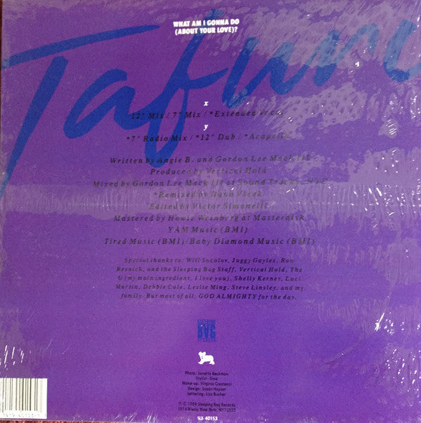 Tafuri : What Am I Gonna Do (About Your Love)? (12")