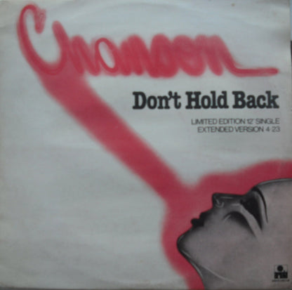 Chanson : Don't Hold Back (12", Ltd, Red)