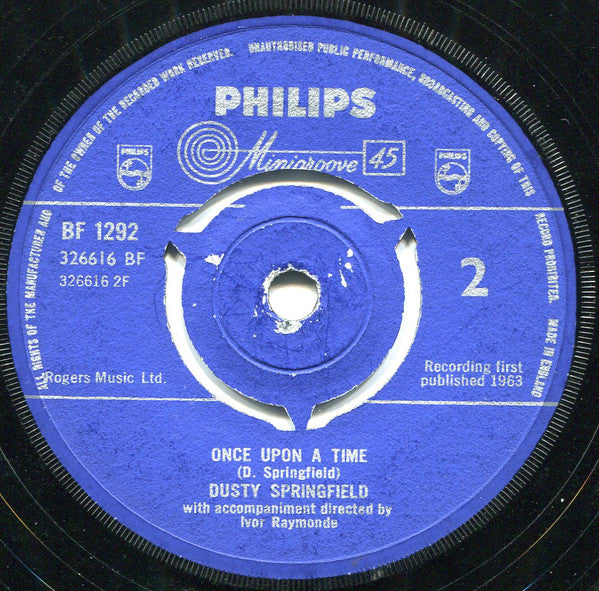 Dusty Springfield : I Only Want To Be With You (7", Single)