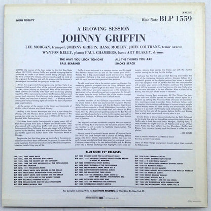 Johnny Griffin : A Blowing Session (LP, Album, Mono, RE)