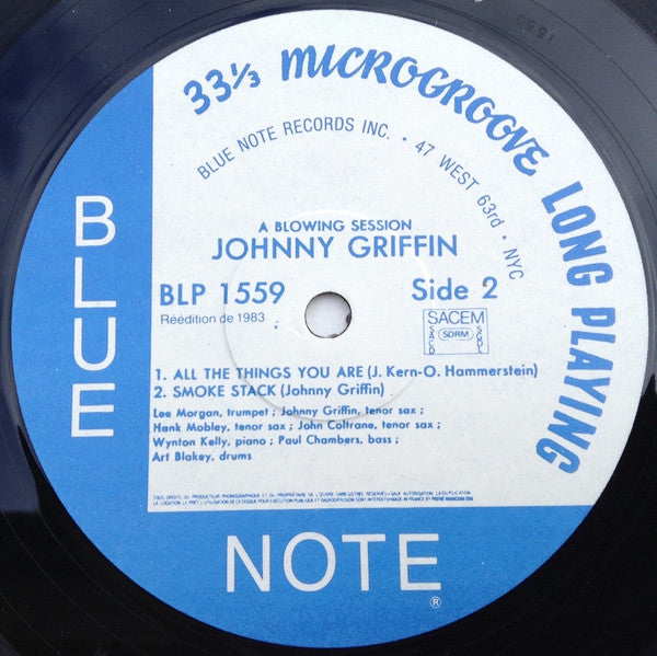 Johnny Griffin : A Blowing Session (LP, Album, Mono, RE)