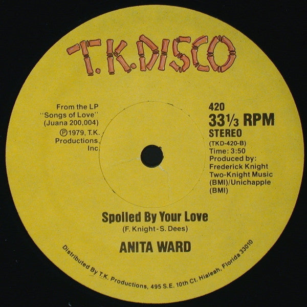 Anita Ward : Don't Drop My Love (12")