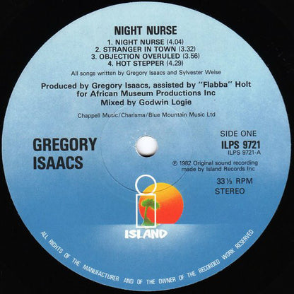 Gregory Isaacs : Night Nurse (LP, Album)