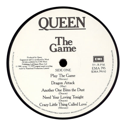 Queen : The Game (LP, Album, Foi)