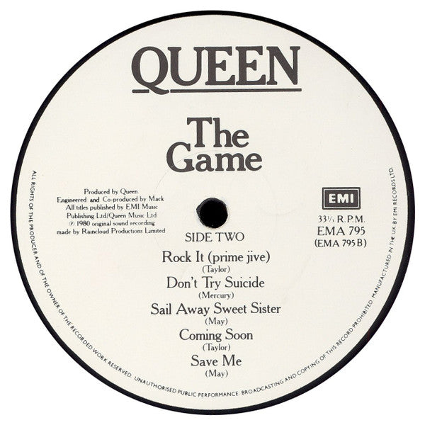 Queen : The Game (LP, Album, Foi)