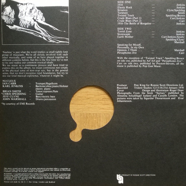 Nucleus (3) : Elastic Rock (LP, Album, Die)