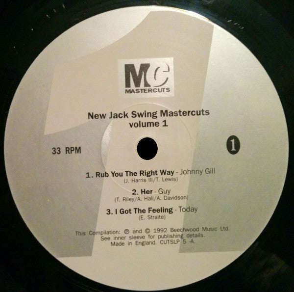 Various : New Jack Swing Mastercuts Volume 1 (2xLP, Comp, Gat)