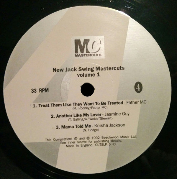 Various : New Jack Swing Mastercuts Volume 1 (2xLP, Comp, Gat)