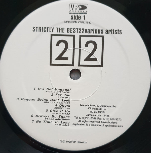 Various : Strictly The Best 22 (LP, Comp)