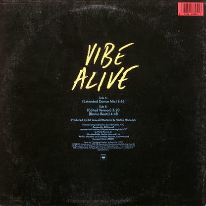 Herbie Hancock : Vibe Alive (12", Single)