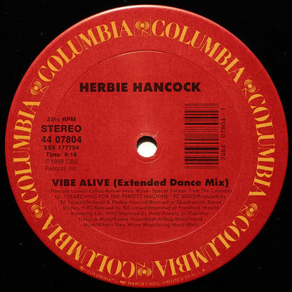 Herbie Hancock : Vibe Alive (12", Single)