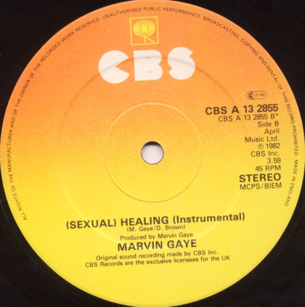 Marvin Gaye : (Sexual) Healing (Club Mix) (12", Single)