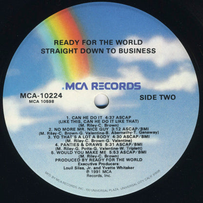 Ready For The World : Straight Down To Business (LP, Album)