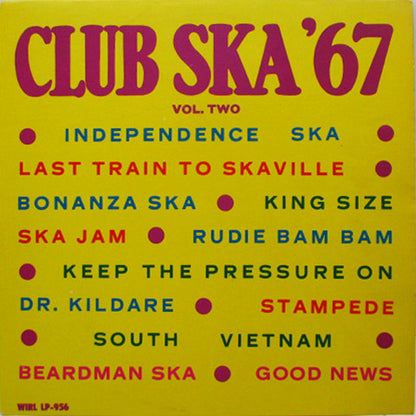 Various : Club Ska '67 Vol. Two (LP, Album, Comp)