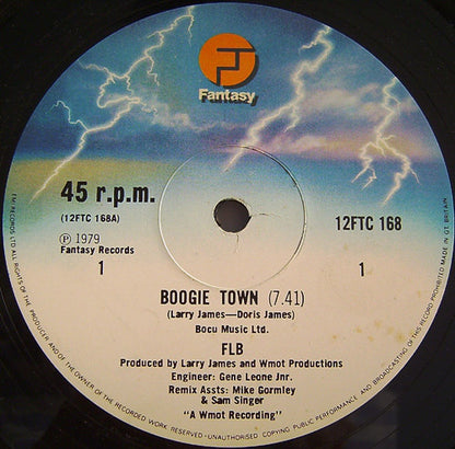 Fat Larry's Band : Boogie Town (12")