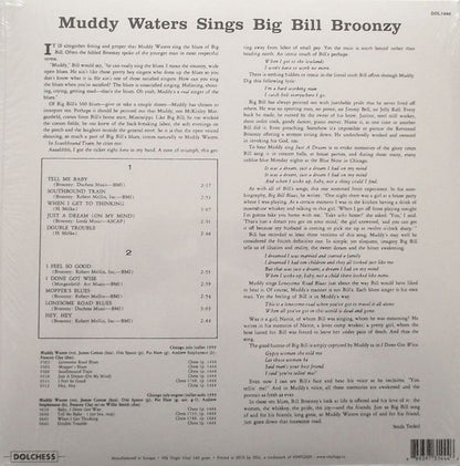 Muddy Waters : Muddy Waters Sings "Big Bill" (LP, Album, Mono, RE, 140)