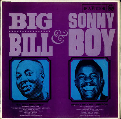 Big Bill Broonzy & Sonny Boy Williamson : Big Bill & Sonny Boy (LP, Comp, Mono)