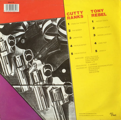 Cutty Ranks / Tony Rebel : Die Hard Pt. 1 (LP, Album)