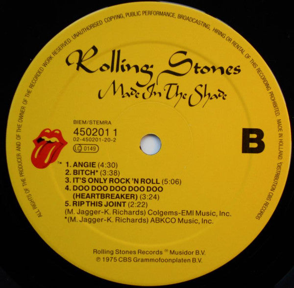 The Rolling Stones : Made In The Shade (LP, Comp, RE)