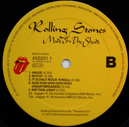 The Rolling Stones : Made In The Shade (LP, Comp, RE)