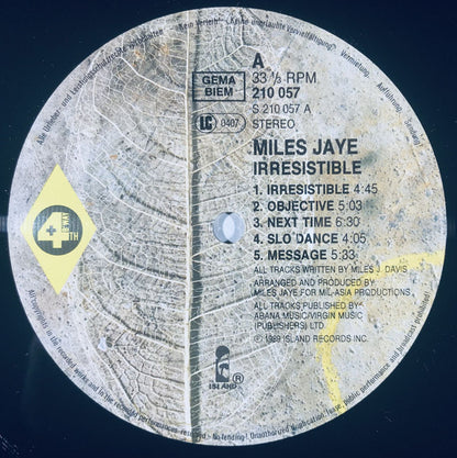 Miles Jaye : Irresistible (LP, Album)