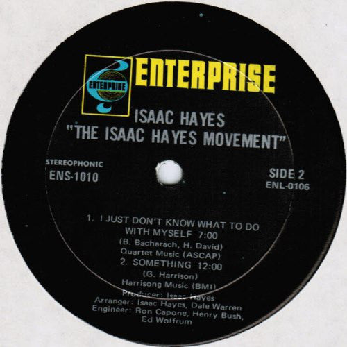 Isaac Hayes : The Isaac Hayes Movement (LP, Album, Gat)