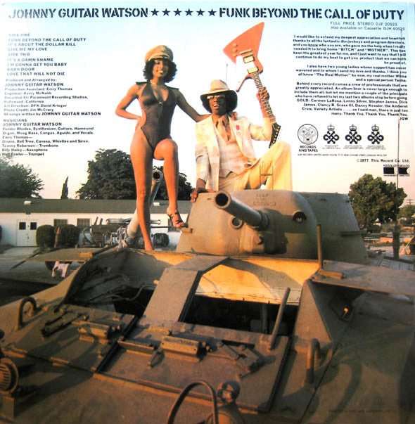 Johnny Guitar Watson : Funk Beyond The Call Of Duty (LP, Album)