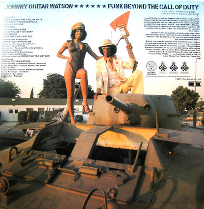 Johnny Guitar Watson : Funk Beyond The Call Of Duty (LP, Album)