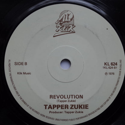 Tapper Zukie : Pick Up The Rockers (7", Single)