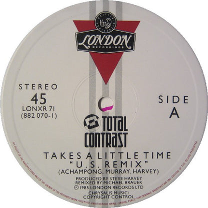 Total Contrast : Takes A Little Time (Michael Brauer Club Mix) (12")