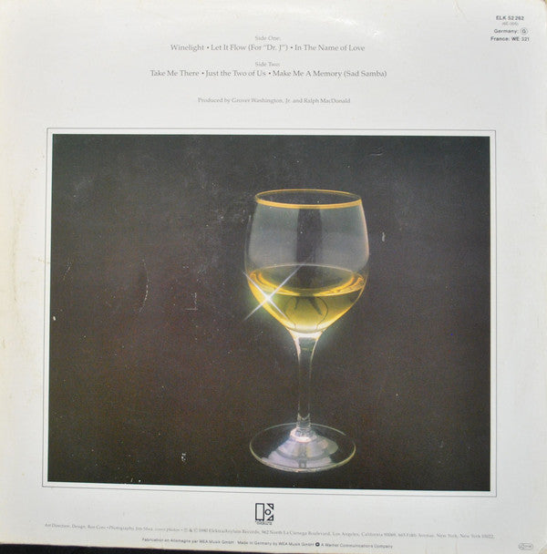 Grover Washington, Jr. : Winelight (LP, Album, RE)