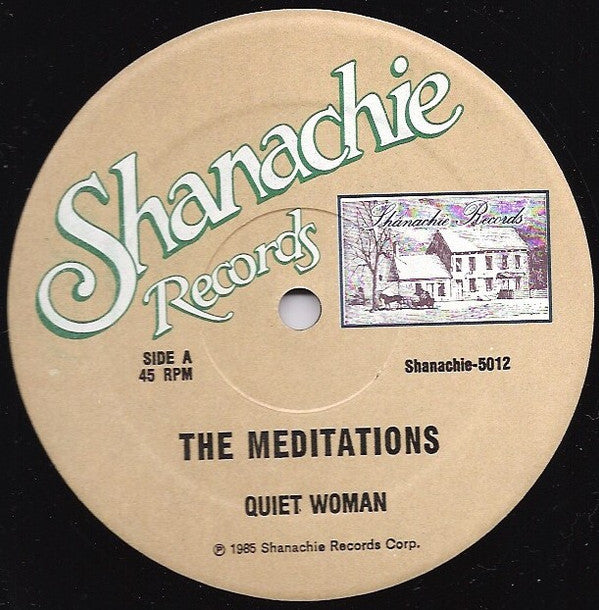 The Meditations : Quiet Woman / Reggae Crazy  (12")