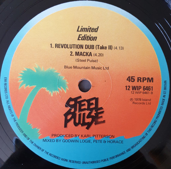 Steel Pulse : Prediction (12", Ltd)