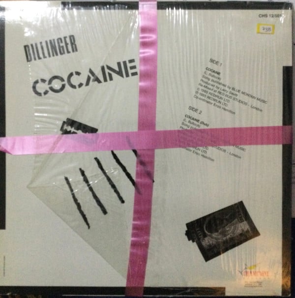 Dillinger : Cocaine (12", Maxi, Whi)