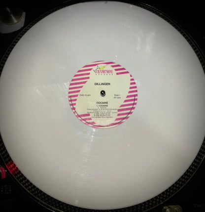 Dillinger : Cocaine (12", Maxi, Whi)