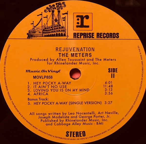 The Meters : Rejuvenation (LP, Album, RE, 180)