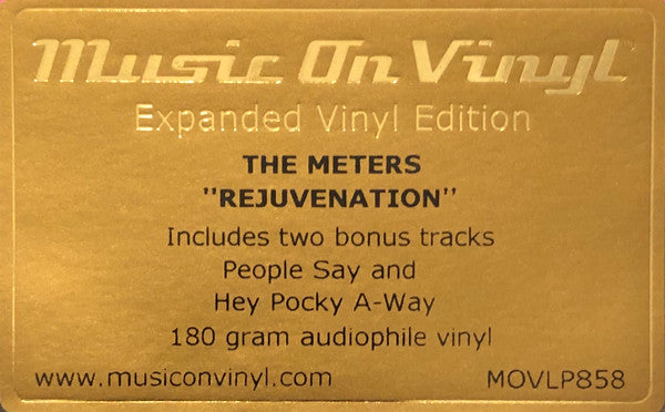 The Meters : Rejuvenation (LP, Album, RE, 180)