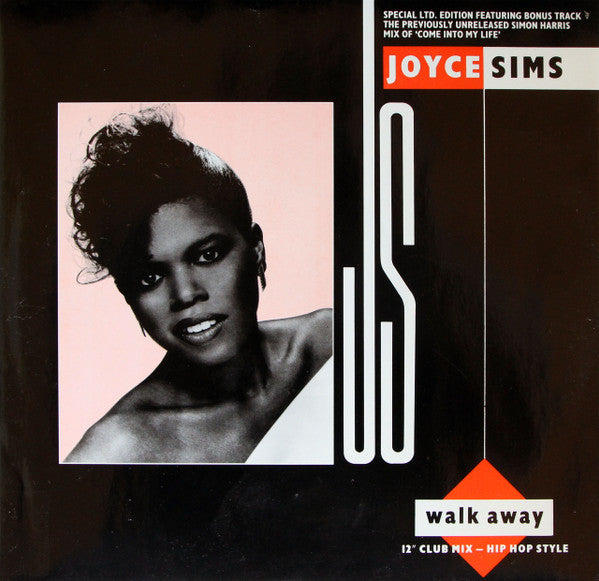 Joyce Sims : Walk Away / Come Into My Life (UK Remix) (12", Single)